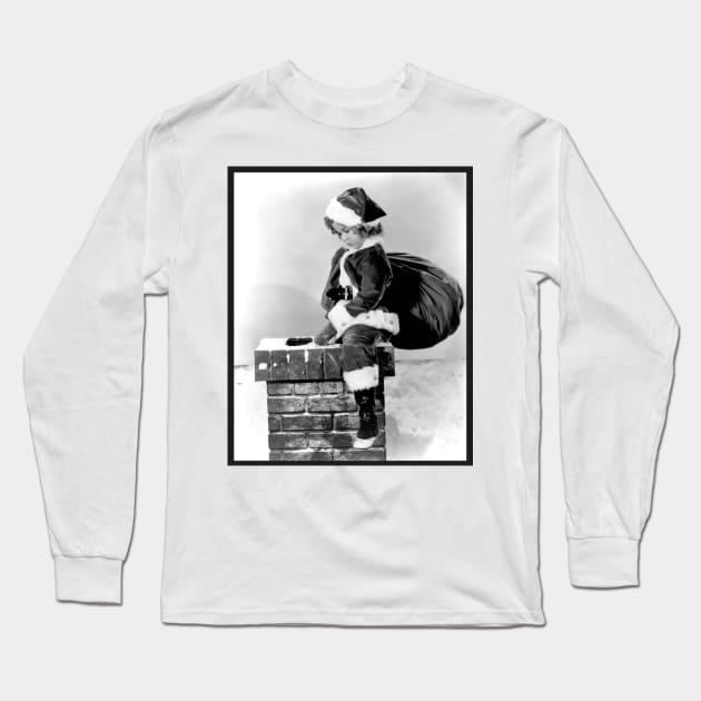 Shirley Temple Christmas Long Sleeve T-Shirt by RetroSalt